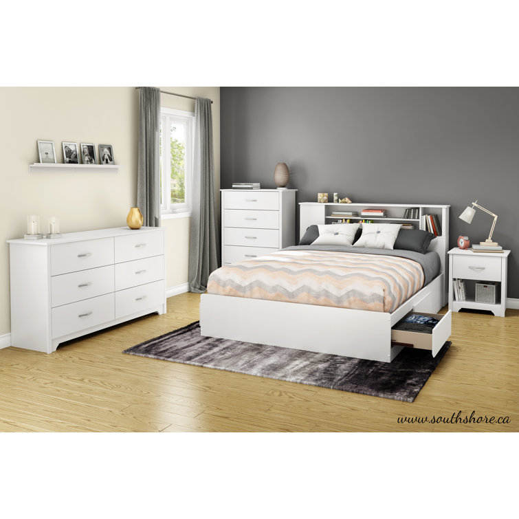 South Shore Fusion Bookcase Headboard & Reviews Wayfair